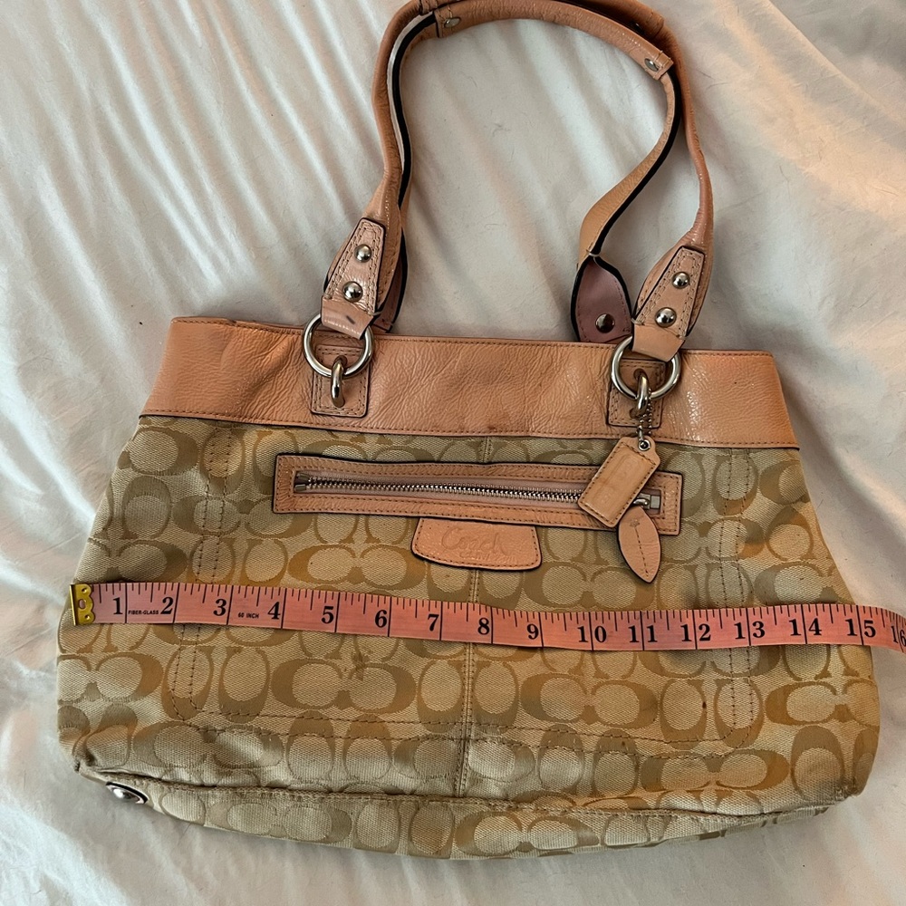 Pink coach bag